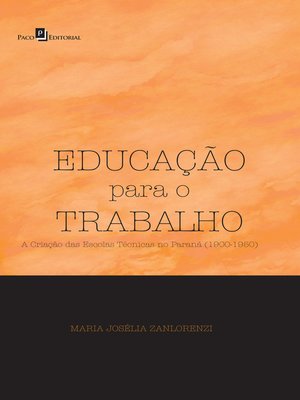 cover image of Educação para o Trabalho
